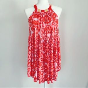 Free People Mimi Tunic Lavender Combo